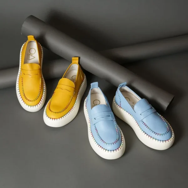 Loafers^OA A66 Yellow