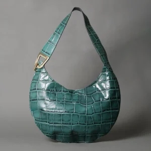 Bags^N.D.B Bags Ines Croc Green