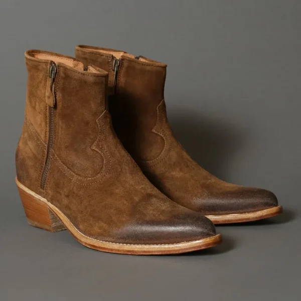 Boots^La Bottega Di Lisa 3902 Suede Tan