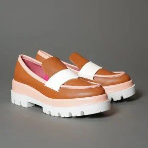 Loafers^Le Babe 336S3 Tan-White