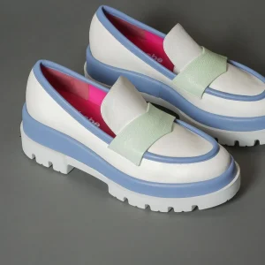 Loafers^Le Babe 336S3 Off White-Jeans