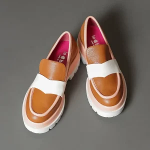 Loafers^Le Babe 336S3 Tan-White