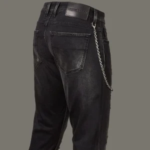 Men'S Clothing^Tramarossa D394 Black Ripped